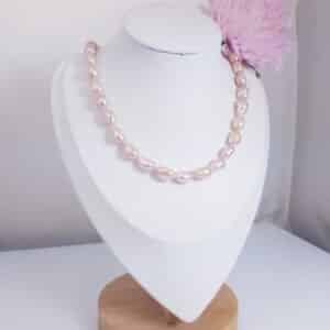 roze barok ketting